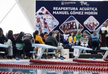 Realizan la reapertura de la Acuática Manuel Gómez Morín