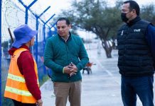 Supervisa Roberto Cabrera trabajos de Servicios Públicos en diversas zonas