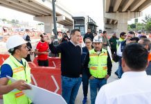 Supervisa Mauricio Kuri la obra Paseo 5 de Febrero