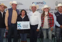Benefician a 341 productores de San Joaquín con la entrega de apoyos