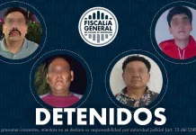 Realizan la detención de cuatro sujetos por robo a casa – habitación en El Refugio