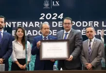 El Fiscal General del Estado, Alejandro Echeverría Cornejo presentó su Octavo Informe Anual de Actividades