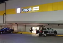 Robo a mano armada en tienda Coppel de Av. Moctezuma