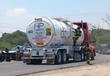 Aseguran pipa cargada con hidrocarburo supuestamente robado, hay un detenido