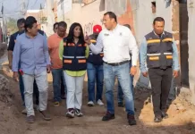 Supervisa Roberto Cabrera obras por más de 10 mdp en las colonias La Peña, La Fátima y La Floresta