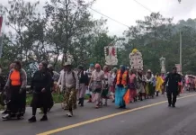 Avanzan peregrinas y peregrinos rumbo al Tepeyac