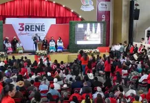 Rinde Tercer Informe de Gobierno, René Mejía en Amealco