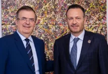 Se reúne Mauricio Kuri con Marcelo Ebrard