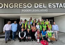 Participa la LX Legislatura en el Simulacro Nacional 2024