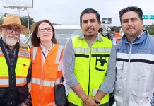 Autoridades trabajan para dar solución a socavón, habrá reducción de carriles en la 57