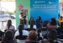 Con más de 1 mdp de inversión, Roberto Cabrera entrega rehabilitación de calle en San Francisco