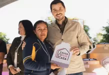 Causa por casa; lleva a cabo la primer entrega de tinacos en La Trinidad en Tequisquiapan