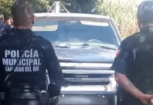 Recuperan camioneta robada con violencia, en San Juan del Río