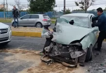 Brutal choque deja dos personas lesionadas en P Central