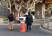 Balean a guardia de seguridad tras robo en Fraccionamiento San Gil