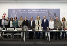 Diputados de Morena, PVEM, PT y MC se reunieroncon el presidente del Poder Judicial, Braulio Guerra