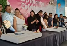 Mas de 300 parejas en matrimonios colectivos
