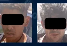 Detienen a dos presuntos responsables de robo a casa habitación