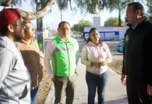 Roberto Cabrera supervisa labores de limpieza en Valle Dorado