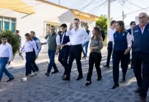 Lleva Mauricio Kuri obras que mejoran la calidad de vida en Bolaños