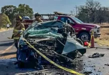 Trágico accidente en la 300 deja dos personas fallecidas y cuatro lesionados