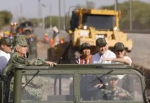 Claudia Sheinbaum y Mauricio Kuri encabezan el inicio de las obras del tren México – Querétaro