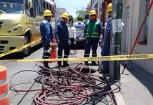 Sin luz el 20% del centro de SJR, tras corto circuito en líneas subterráneas de CFE