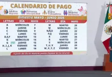 En curso el pago de Pensiones y programas para el Bienestar