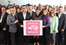 Presenta el Coordinador de Corredor Económico del Bienestar el Distintivo Hecho en México
