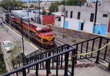 Elementos policiacos arrollados por el tren en Querétaro