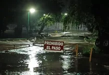 Cierre de vialidades por incremento de caudal de Río San Juan
