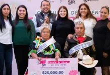 La comunidad de Palmillas gana el primer lugar del Certamen Abuela y Abuelo de Oro 2025