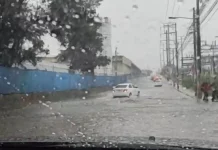 Fuerte lluvia deja vehículos varados y encharcamientos en varias zonas de San Juan del Río