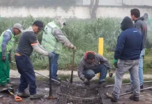 Supervisa Roberto Cabrera trabajos de mejora de imagen urbana en colonia Los Olivos