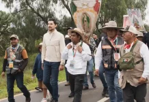 Saldo blanco en Peregrinación al Tepeyac durante su paso por Tequisquiapan