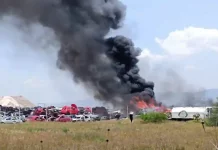 Alarma incendio en deshuesadero