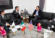 Se reúne Mauricio Kuri con el Presidente de la American Society of México