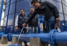 Refuerzan infraestructura hidráulica con la puesta en marcha del Pozo 39 y Tanque Viveros