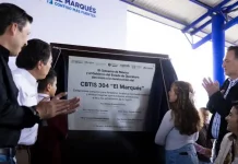 Autoridades federales y estatales dan inicio a construcción del CBTIS 304.