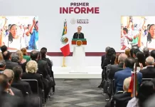 Rinde Claudia Sheinbaum Primer Informe de Gobierno