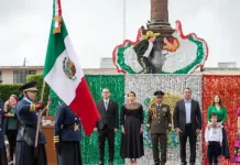 Realizan desfile Cívico – Militar con motivo del 215 aniversario de la Independencia de México