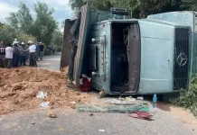 Volcadura deja un muerto en camino La Valla – La Fuente