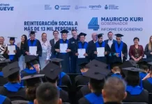 Personas privadas de la libertad en Querétaro reciben certificados educativos