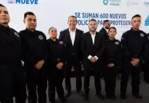 Se refuerza secretaría de Seguridad Pública con nuevos elementos