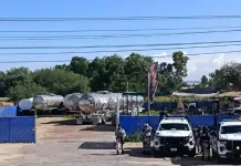 Aseguran predio con pipas aparentemente robadas