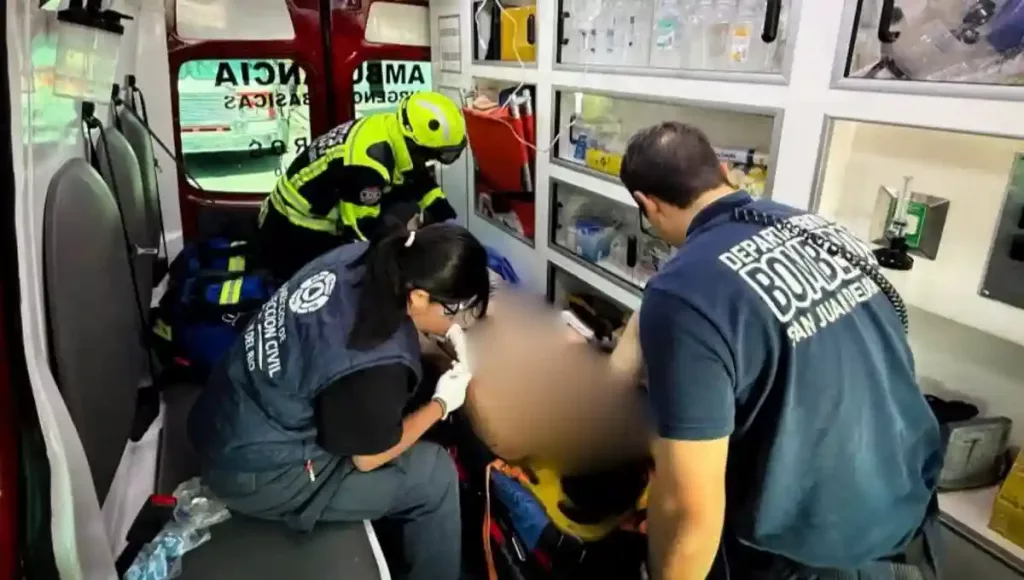 El hecho se registró cuando el joven realizaba trabajos de mantenimiento en una inmueble ubicado en el Barrio de la Concepción.