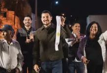 Entrega Héctor Mágaña obra en la comunidad de Santillán