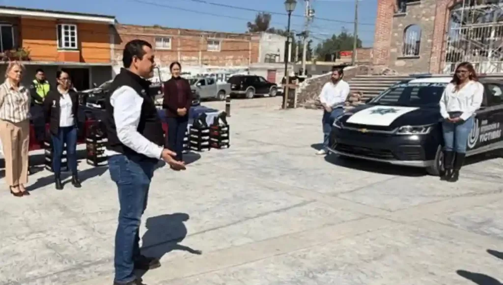 Se realizó una inversión de 5 mdp para la adquisición de uniformes, y vehículos a la dependencia de e seguridad.