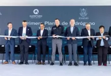Inaugura Mauricio Kuri la primera planta de hidrógeno verde del país
