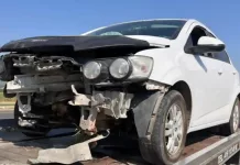 Se registra accidente vehicular en la 120 a la altura de San Nicolás